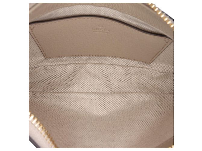 Borsa a tracolla Mini GG Supreme Ophidia Gucci Beige - vista 4