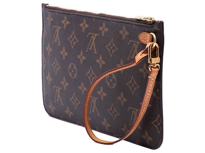 Pochette Louis Vuitton Monogram Neverfull MM Marron - vue 2