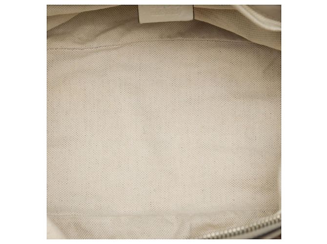 Borsa Satchel Gucci GG Canvas Sukey Beige - vista 4