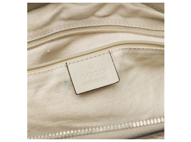 Borsa Satchel Gucci GG Canvas Sukey Beige - vista 5