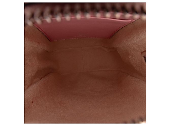 Borsa a tracolla Mini GG Marmont in pelle matelassé rosa Gucci - vista 4