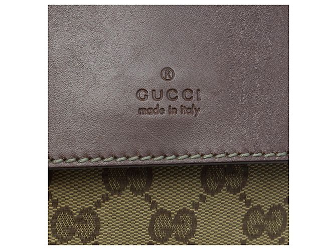 Borsetta cintura Gucci GG Canvas Web con doppia tasca Beige - vista 5