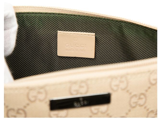 Borsa a tracolla Boat in tela GG Gucci Beige - vista 5