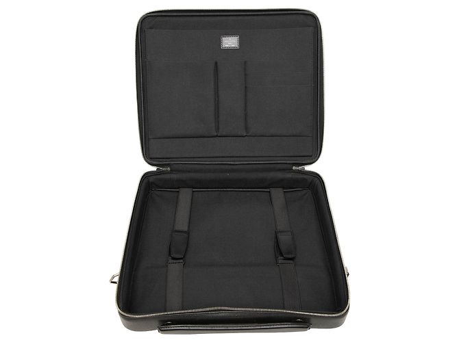 Mala de Negócios Louis Vuitton Taiga Porte Ordinateur Odessa Preta Preto - vista 4