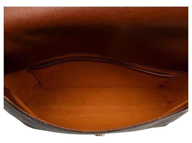 Borsa a tracolla Louis Vuitton Monogram Musette Tango marrone con tracolla lunga - vista 4