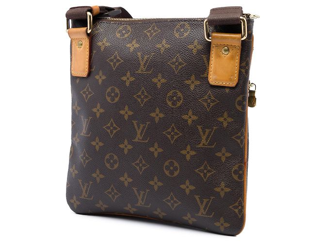 Borsa a tracolla Louis Vuitton Monogram Pochette Valmy Marrone - vista 2