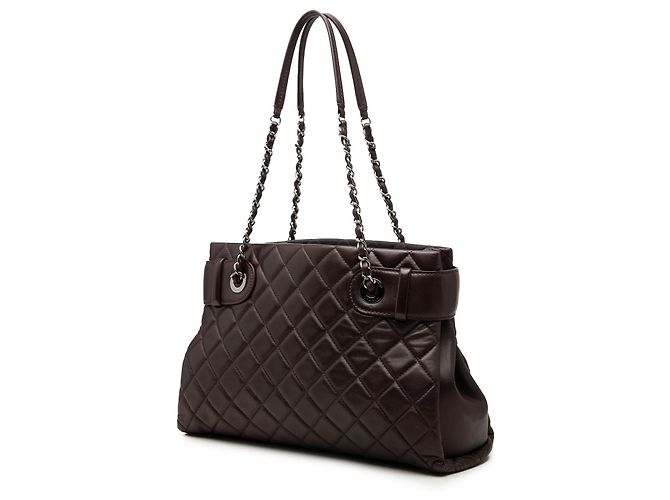 Bolso Chanel Small Quilted Lambskin Coco Loop Tote Rojo Roja - vista 2
