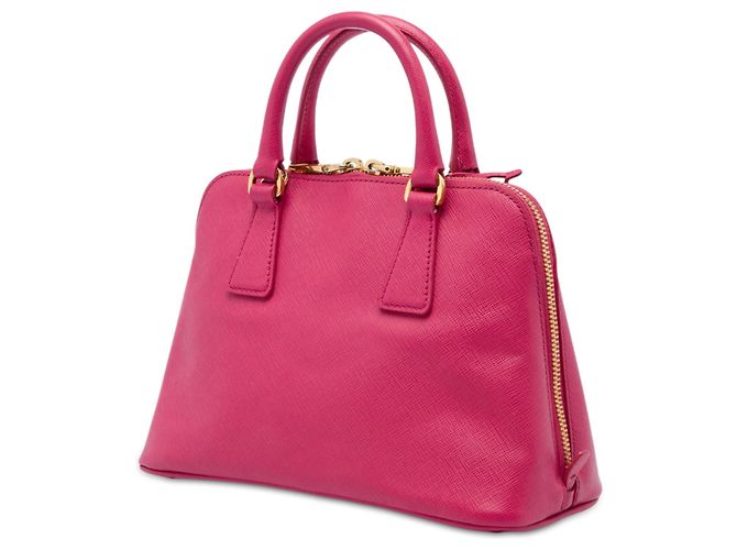 Bolso Prada Small Saffiano Lux Promenade Rosa - vista 2