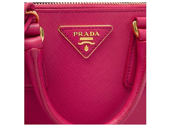 Bolso Prada Small Saffiano Lux Promenade Rosa - vista 5