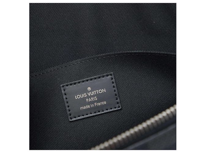 Borsa a pochette Louis Vuitton Damier Graphite Pochette Jour GM nera Nero - vista 5