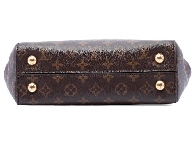 Borsa Satchel Louis Vuitton Monogram Cluny BB Marrone - vista 3