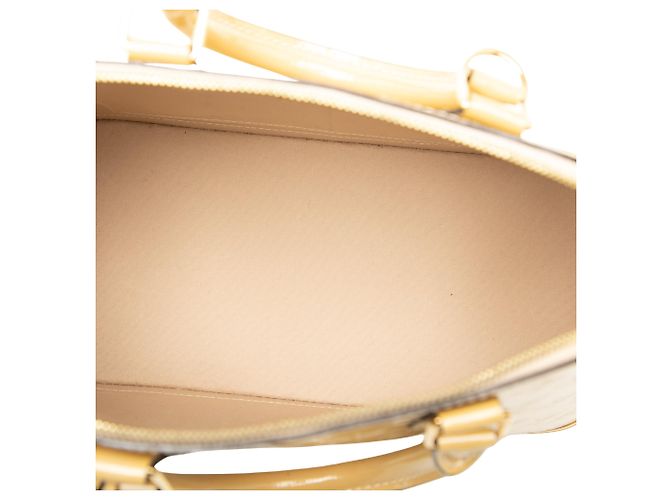 Louis Vuitton Monogram Vernis Alma PM Handtasche Beige - Ansicht 4