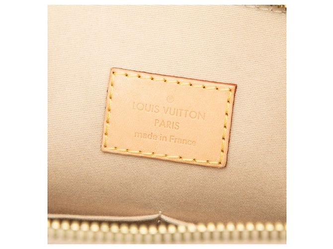 Louis Vuitton Monogram Vernis Alma PM Handtasche Beige - Ansicht 5