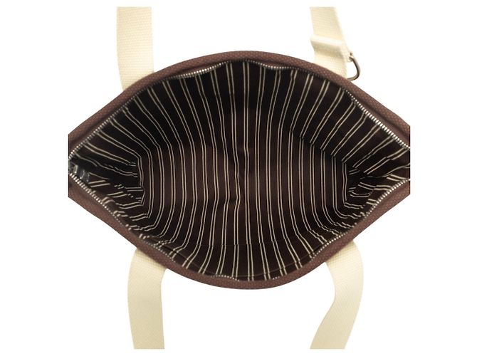 Borsa Tote Louis Vuitton Antigua Cabas MM Marrone - vista 4