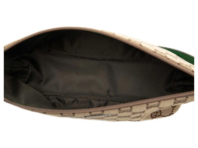 Borsa a tracolla Gucci GG Canvas Boat Verde - vista 4
