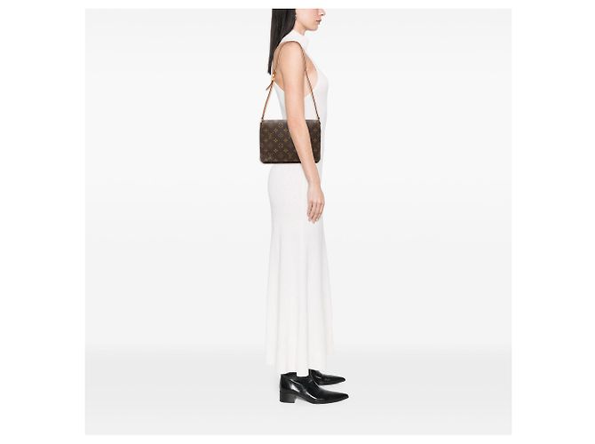 Sac à épaule Louis Vuitton Monogram Musette Tango marron à courte bandoulière - vue 6