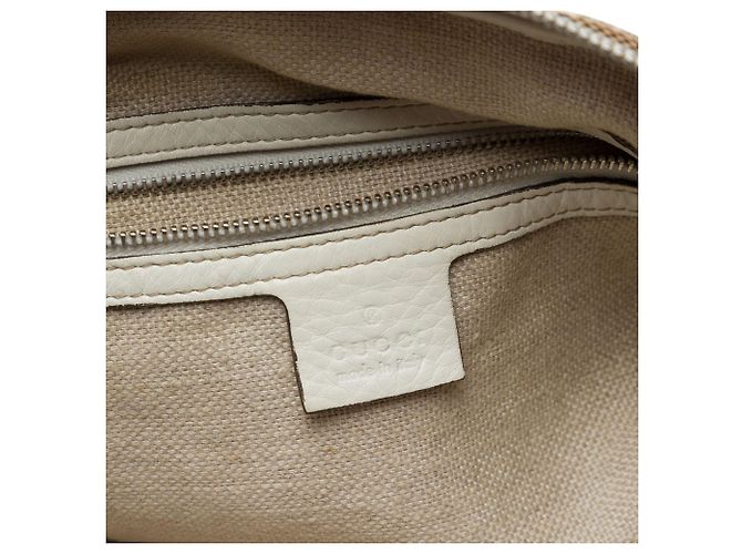 Sac Satchel Gucci GG Canvas Icon Bit Beige - vue 5