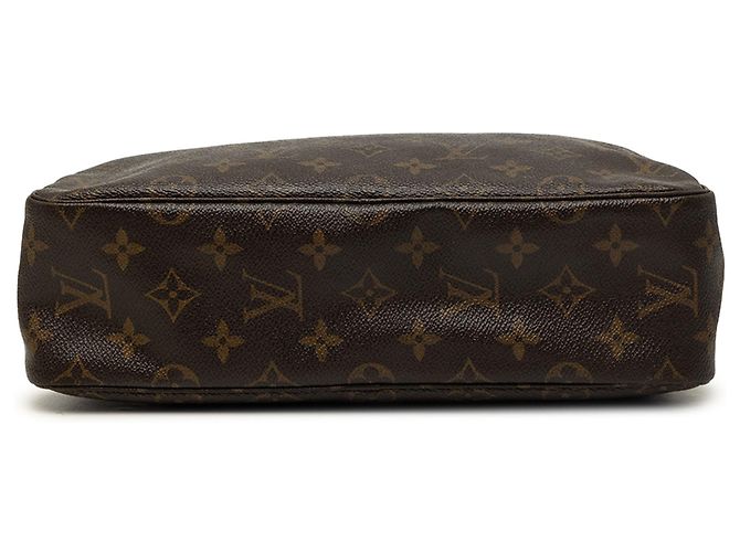 Borsa a Clutch Louis Vuitton Monogram Trousse Toilette 28 Marrone - vista 3