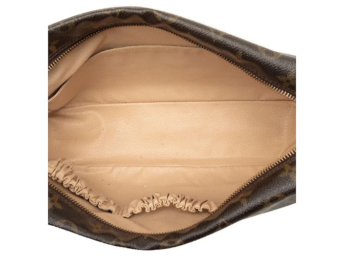 Borsa a Clutch Louis Vuitton Monogram Trousse Toilette 28 Marrone - vista 4