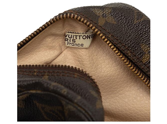 Borsa a Clutch Louis Vuitton Monogram Trousse Toilette 28 Marrone - vista 5