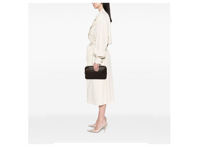 Borsa a Clutch Louis Vuitton Monogram Trousse Toilette 28 Marrone - vista 6
