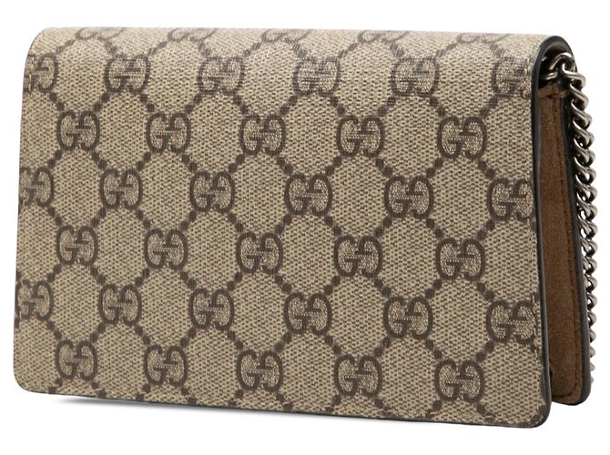 Borsa a tracolla Gucci Mini GG Supreme Dionysus Beige - vista 2