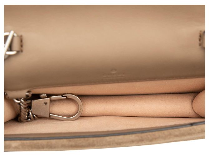 Borsa a tracolla Gucci Mini GG Supreme Dionysus Beige - vista 4
