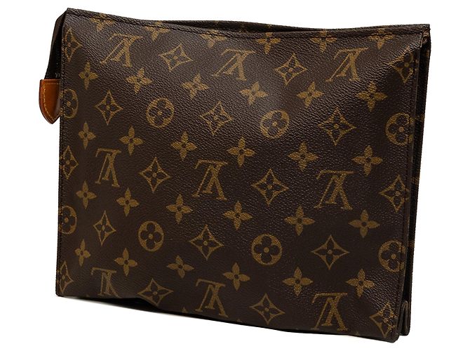 Beauty case Louis Vuitton Monogram marrone 26 Clutch Bag - vista 2