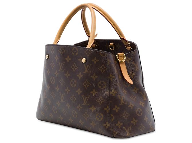 Bolso Satchel Louis Vuitton Monogram Montaigne MM Marrón Castaño - vista 2