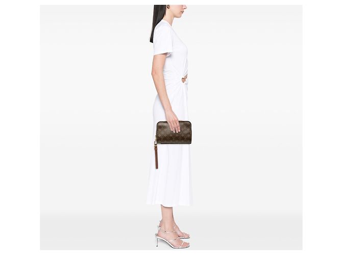 Bolso de mano Louis Vuitton Monogram Orsay Marrón Castaño - vista 6