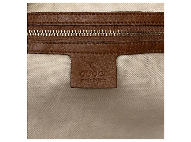 Borsa Tote Convertibile Bella Gucci GG Canvas Beige - vista 5