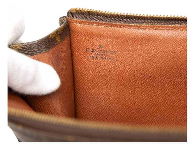 Borsa a pochette Louis Vuitton Monogram Poche Documents Portfolio 30 Marrone - vista 5