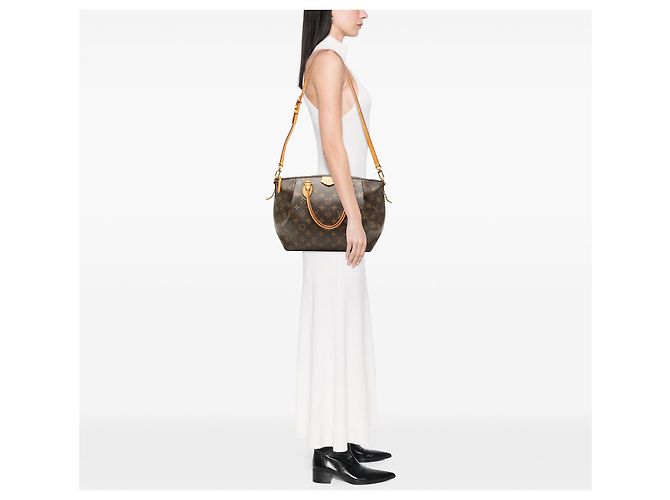 Borsa Satchel Louis Vuitton Monogram Turenne MM Marrone - vista 6