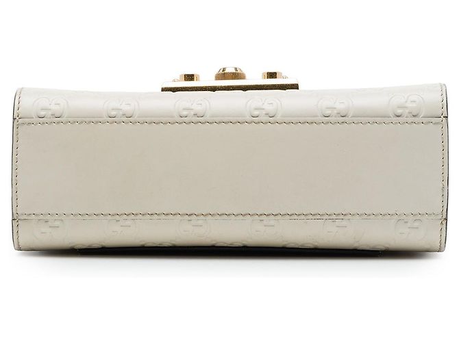 Borsa a Tracolla Gucci Small Bicolor Guccissima Padlock Nera Nero - vista 3
