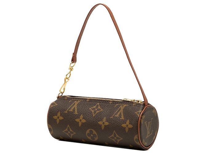 Louis Vuitton Monogram Papillon Pochette Handtasche Braun - Ansicht 2