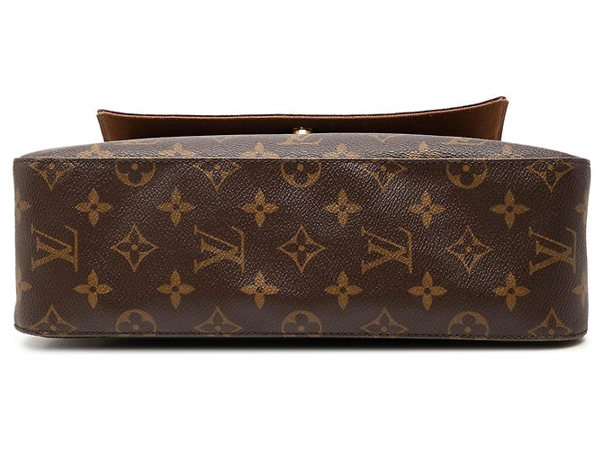 Borsa a tracolla Mini Looping Louis Vuitton Monogram Marrone - vista 3