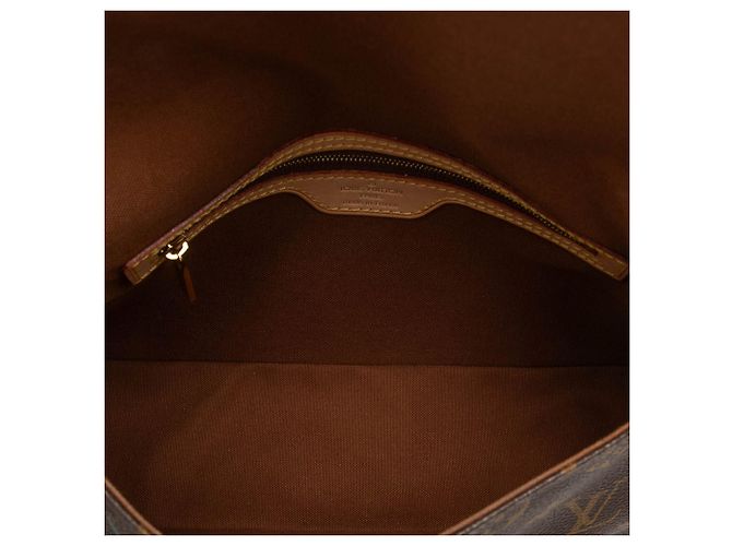 Borsa a tracolla Mini Looping Louis Vuitton Monogram Marrone - vista 4