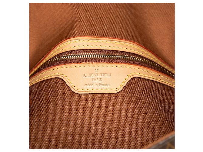 Borsa a tracolla Mini Looping Louis Vuitton Monogram Marrone - vista 5