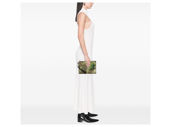 Clutch Gucci GG Supreme Blooms Beige - vista 6
