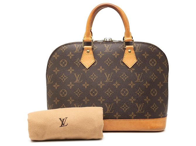 Louis Vuitton Monogram Alma PM Handtasche Braun - Ansicht 7