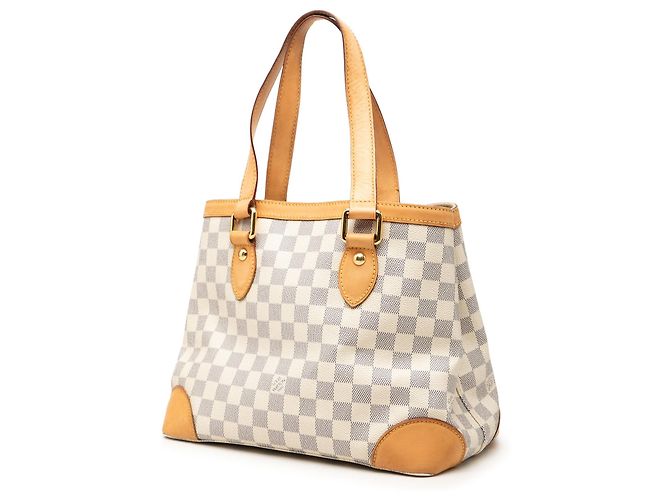 Borsa Tote Louis Vuitton Damier Azur Hampstead PM Bianca Bianco - vista 2