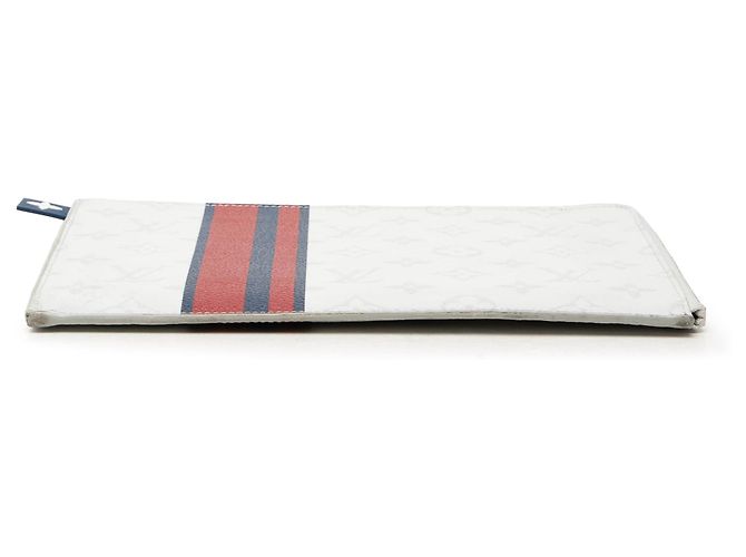 Borsa a pochette Louis Vuitton Monogram White Pochette Jour PM Bianca Bianco - vista 3