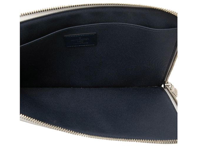 Borsa a pochette Louis Vuitton Monogram White Pochette Jour PM Bianca Bianco - vista 4