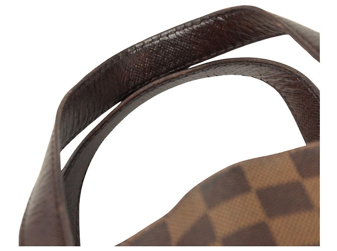Bolso de mano Louis Vuitton Damier Ebene Belem PM Marrón Castaño - vista 6