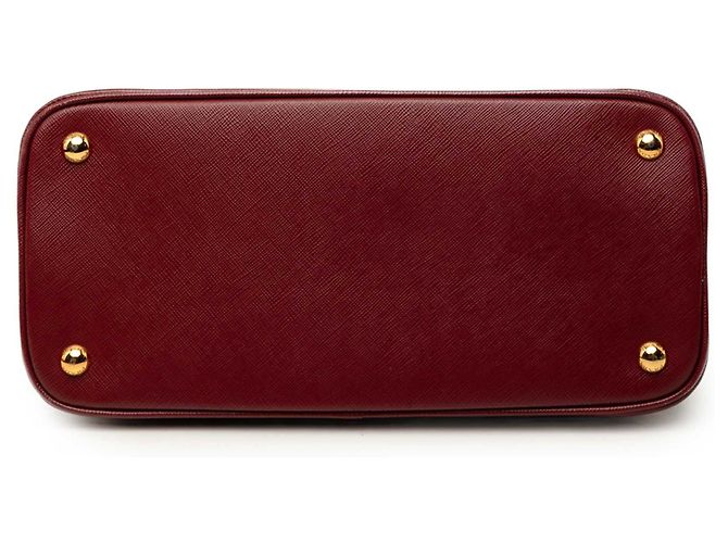 Sac à main Prada Medium Saffiano Lux Open Promenade Rouge - vue 3