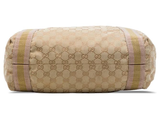 Tote Gucci GG Canvas Web Beige - vista 3