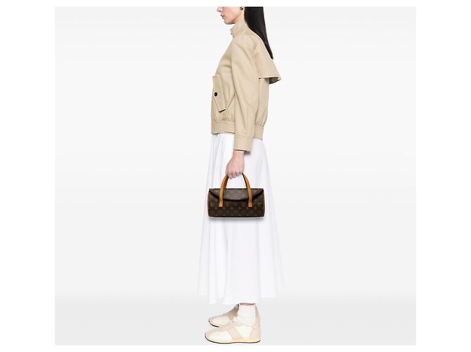 Louis Vuitton Monogram Sonatine Handtasche Braun - Ansicht 6