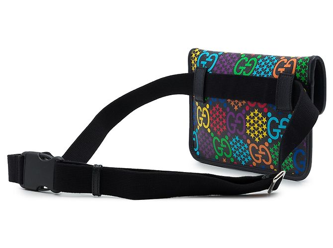 Borsa cintura Gucci GG Supreme Psychedelic Nera Nero - vista 2