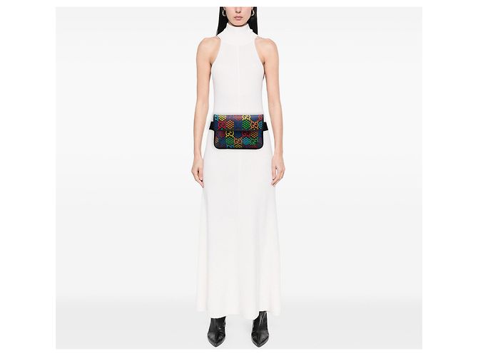 Borsa cintura Gucci GG Supreme Psychedelic Nera Nero - vista 6