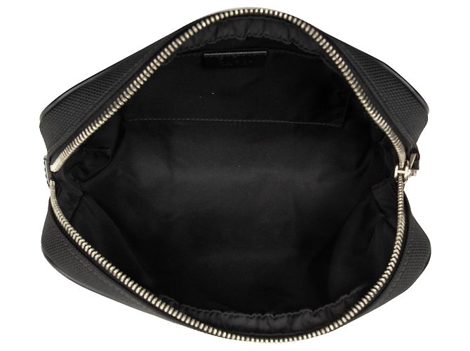 Borsa cintura Gucci Canvas Techno Web nera Nero - vista 4